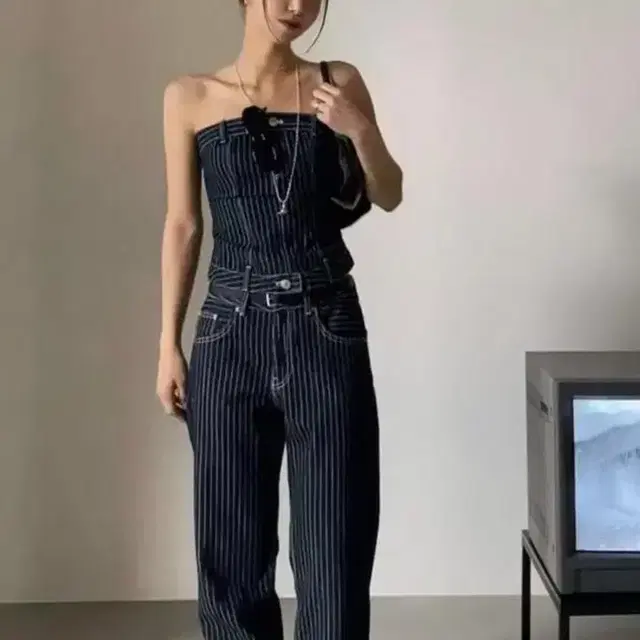 자라 zara 스트라이프 셋업