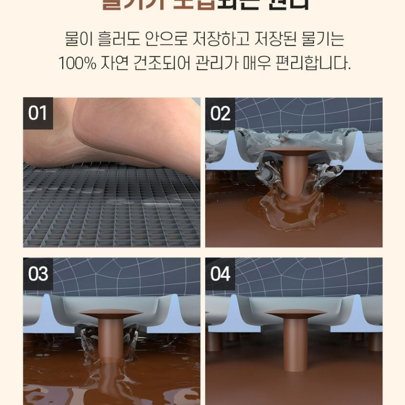 세균 먼지걱정없는 현관 욕실 주방 베란다 건식 논슬립 매직매트