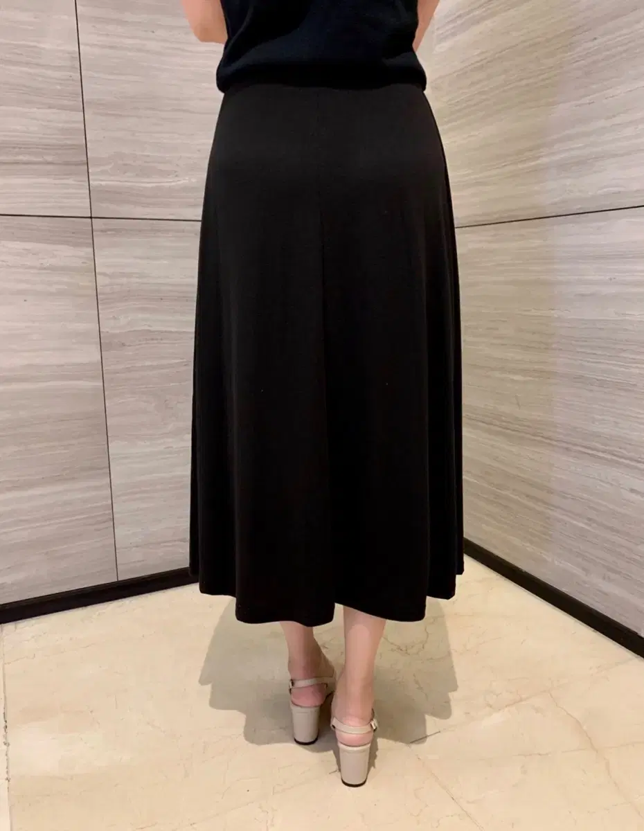 New Arrivals Flared Long Skirt Skirt Cotton Spanbanding Soft Picks Line Bay