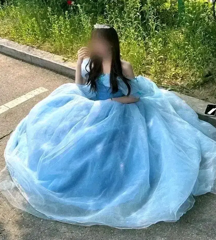 풀셋 졸업사진 고퀄 신데렐라 드레스 웨딩드레스 디즈니 드레스