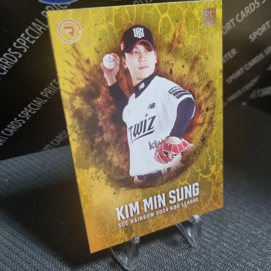 24scc 레인보우 kbo 케이티위즈 김민성 오렌지 루키야구카드!!