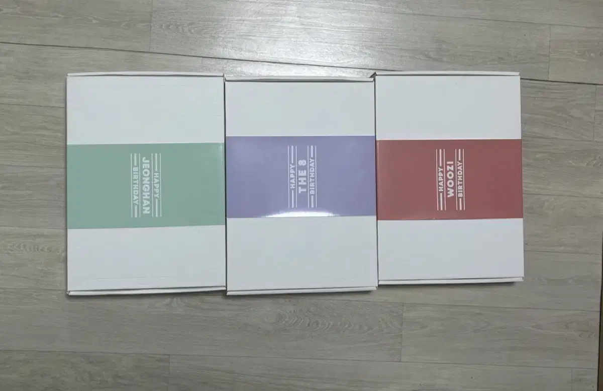 Seventeen jeonghan the8 woozi Birthday Box WTS