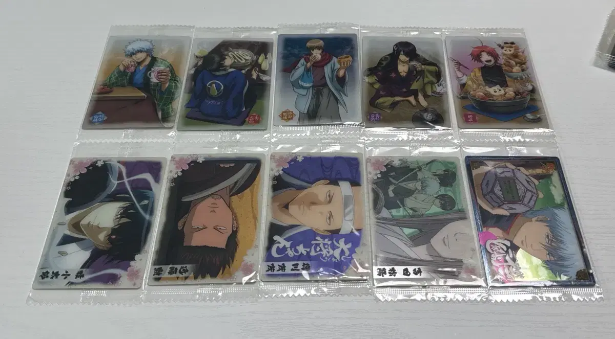 Gintama cards sealed 17 cards in bulk