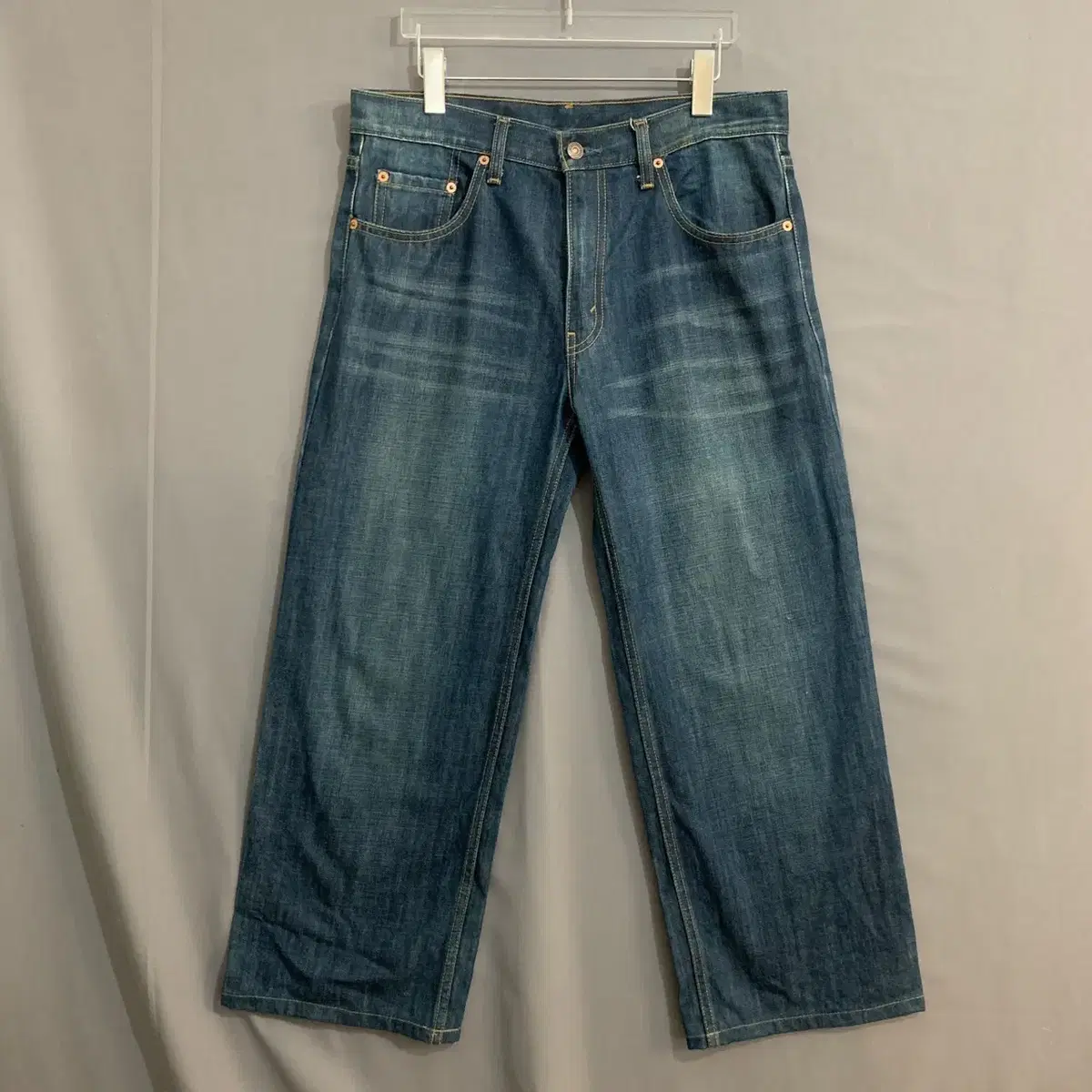 32-inch Levi's 221 Orangetabbed Wash Denim Pants Jeans