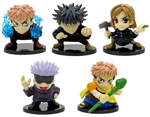 Zuu Spinning Shokugan Trading Figure Set of 5 sealed Food X