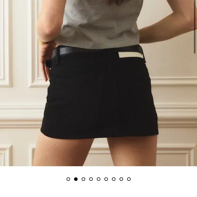 글로니 99 LOW-RISE MINI SKIRT (BLACK)