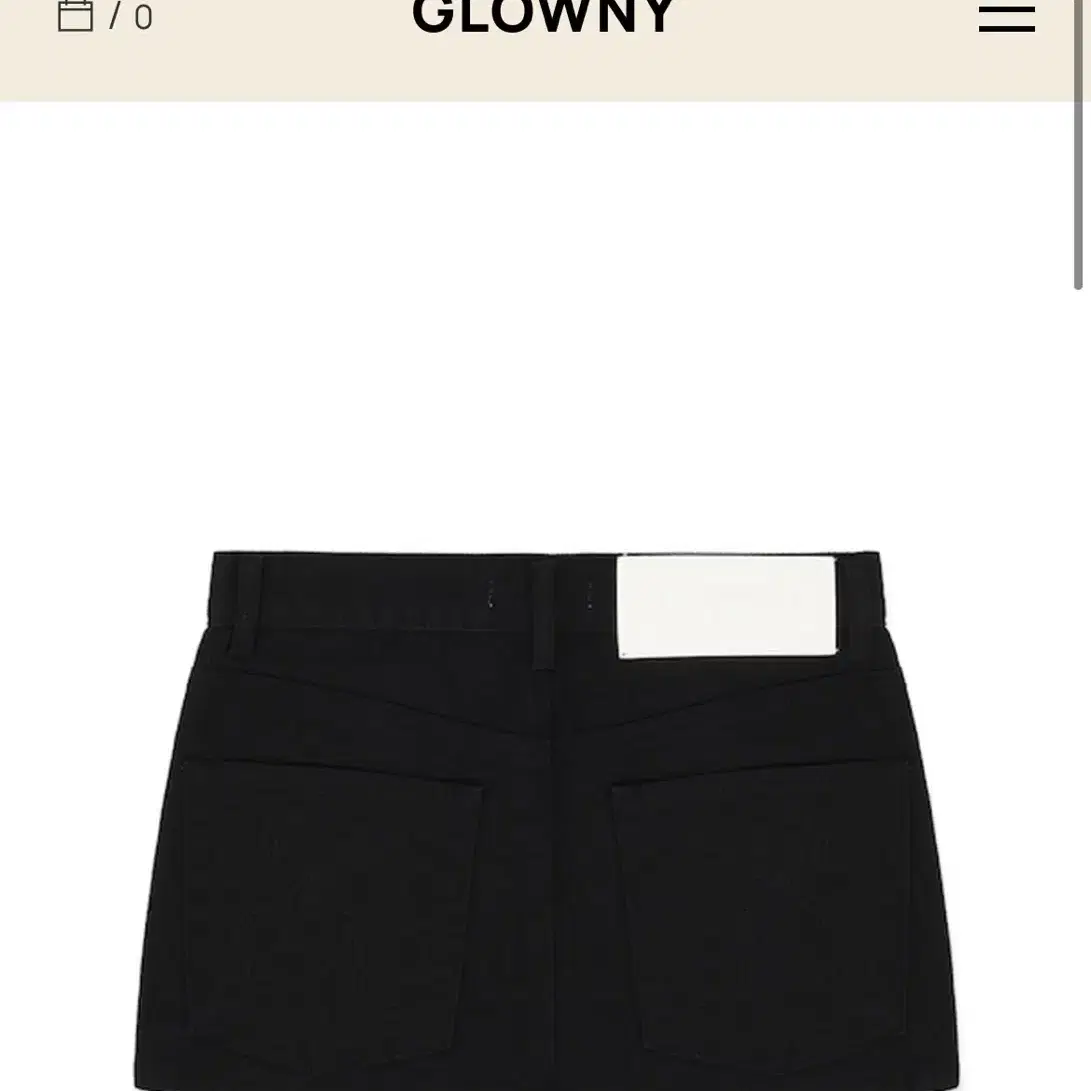 글로니 99 LOW-RISE MINI SKIRT (BLACK)