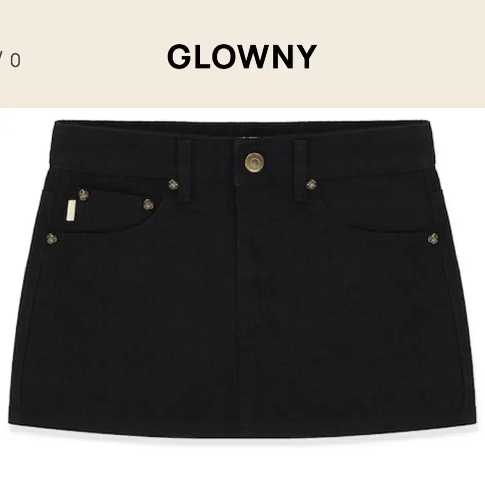 글로니 99 LOW-RISE MINI SKIRT (BLACK)