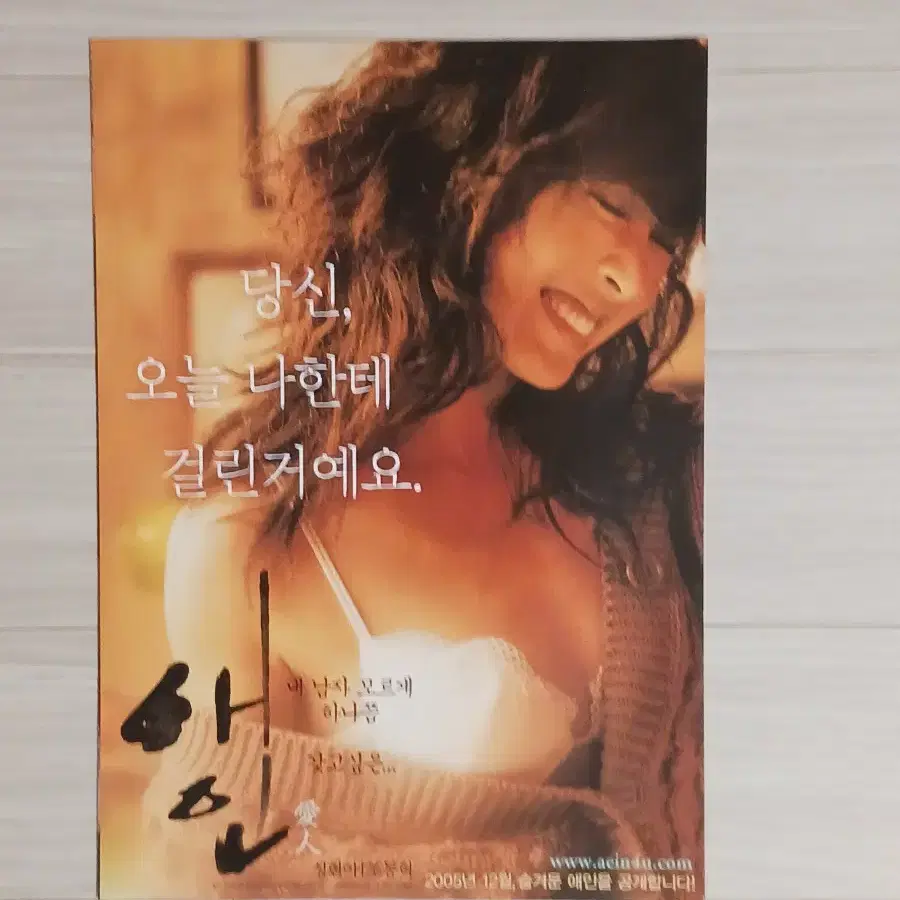 성현아 조동혁 애인 (2005년)전단지(2단)