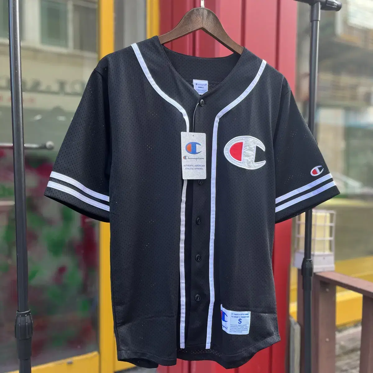 Champion Baseball Big Logo Jersey Deadstock