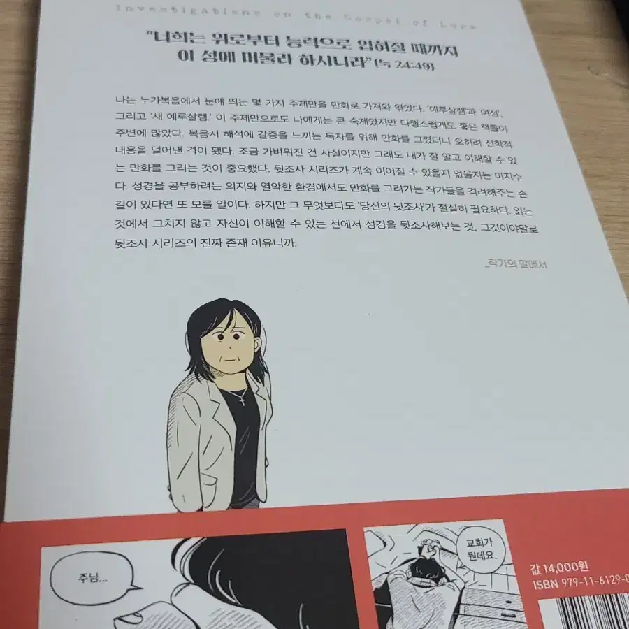 요한복음 뒷조사, 누가복음 뒷조사(신학적 만화책)