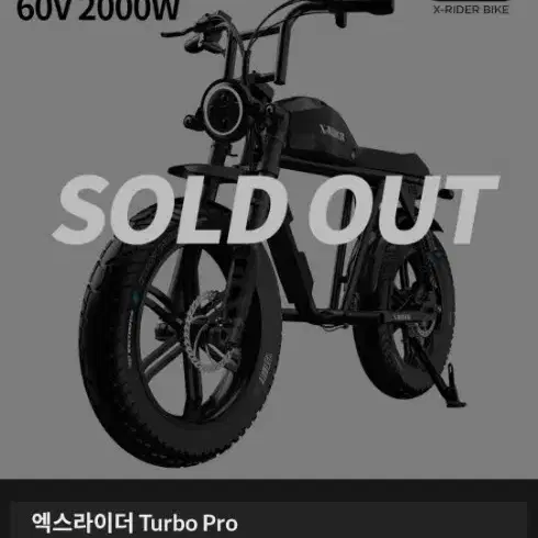 엑스라이더 터보프로 60v 2000w 전기자전거,전동킥보드,자전거 팝니다