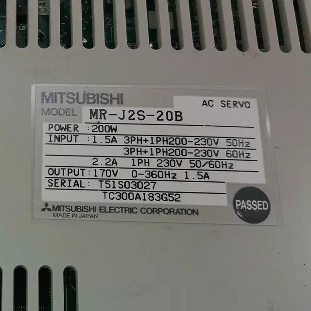 AC SERVO MR-J2S-20B 미스비시 C140