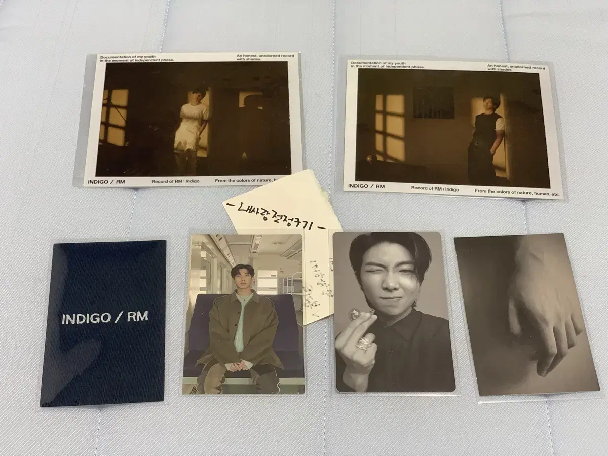 RM Indigo Photocard, Nam Jun Pokka, BTS, Bangtan