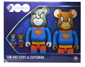 Barebrick 400% Superman Tom and Jerry Set (unsealed)