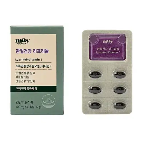 동국제약May Always 관절건강 리프리놀400mg x 30캡슐