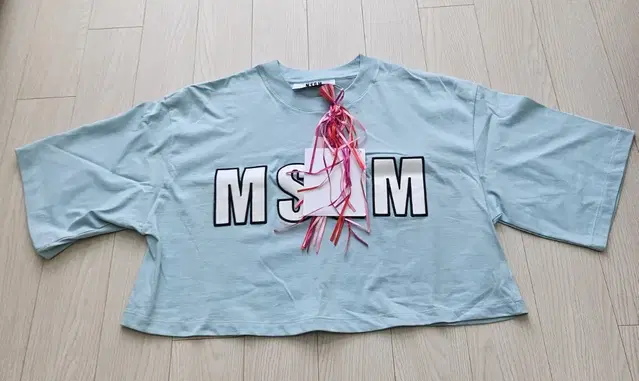 MSGM' 크롭반팔티