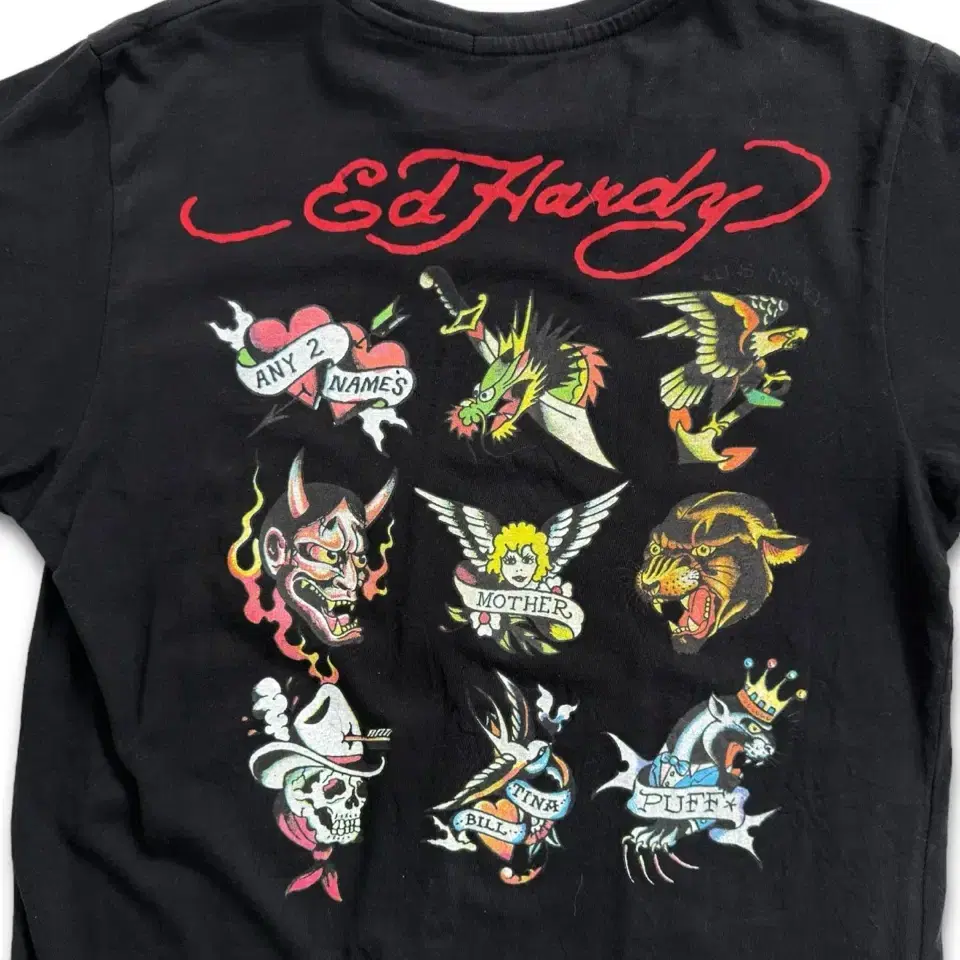 vintage ed hardy tattoo graphic t-shirt