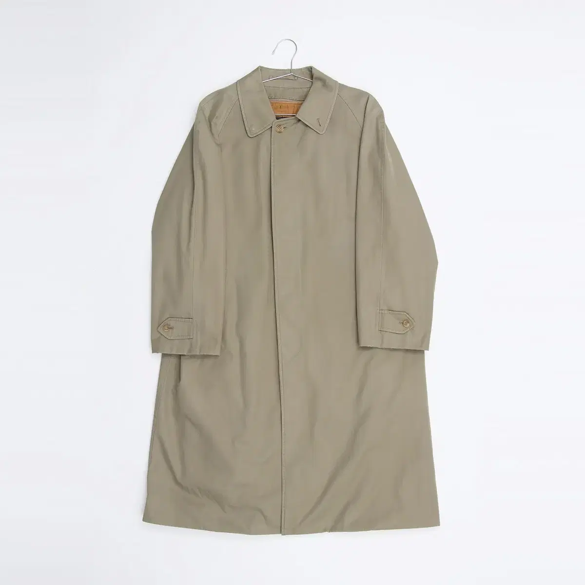 XL Burberry Double-Breasted Mac Coat N330PR