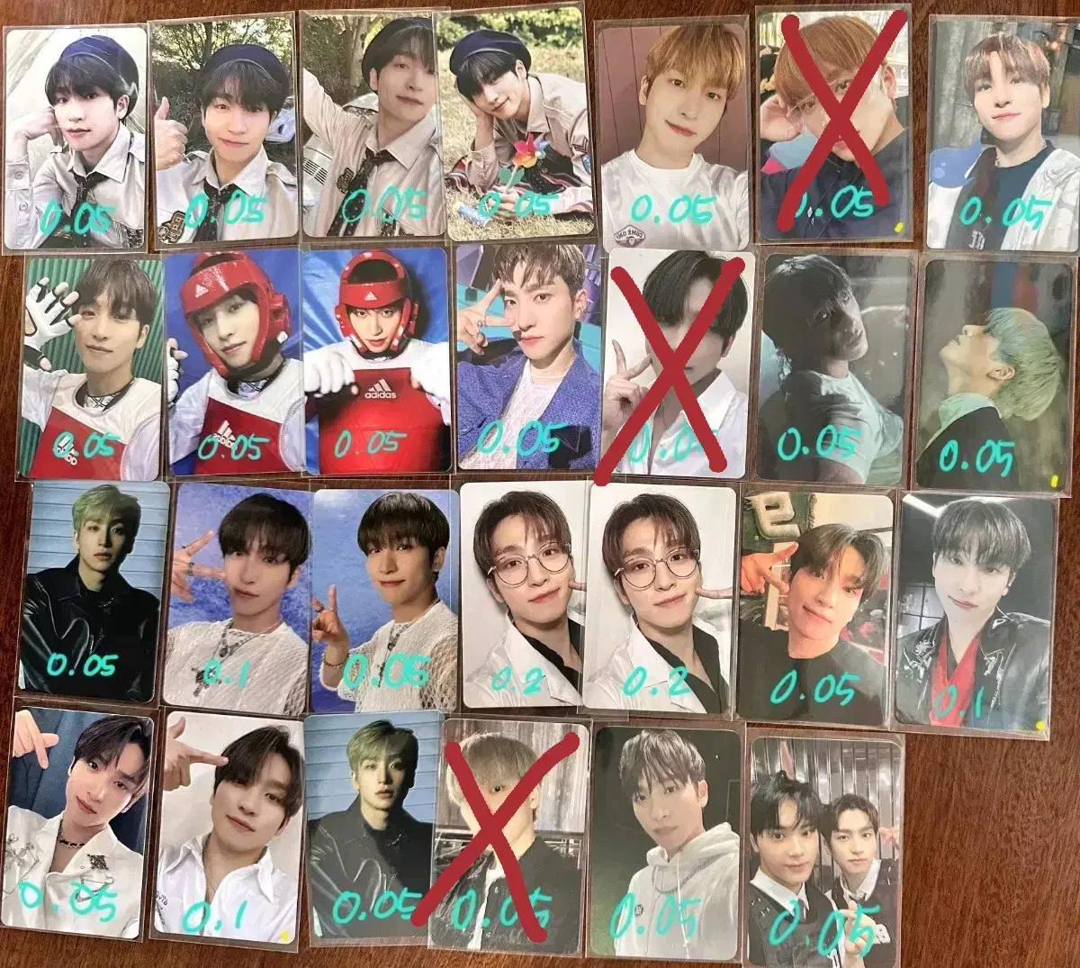 The Boyz sangyeon jacob kevin new q juhaknyeon sunwoo eric Photocard