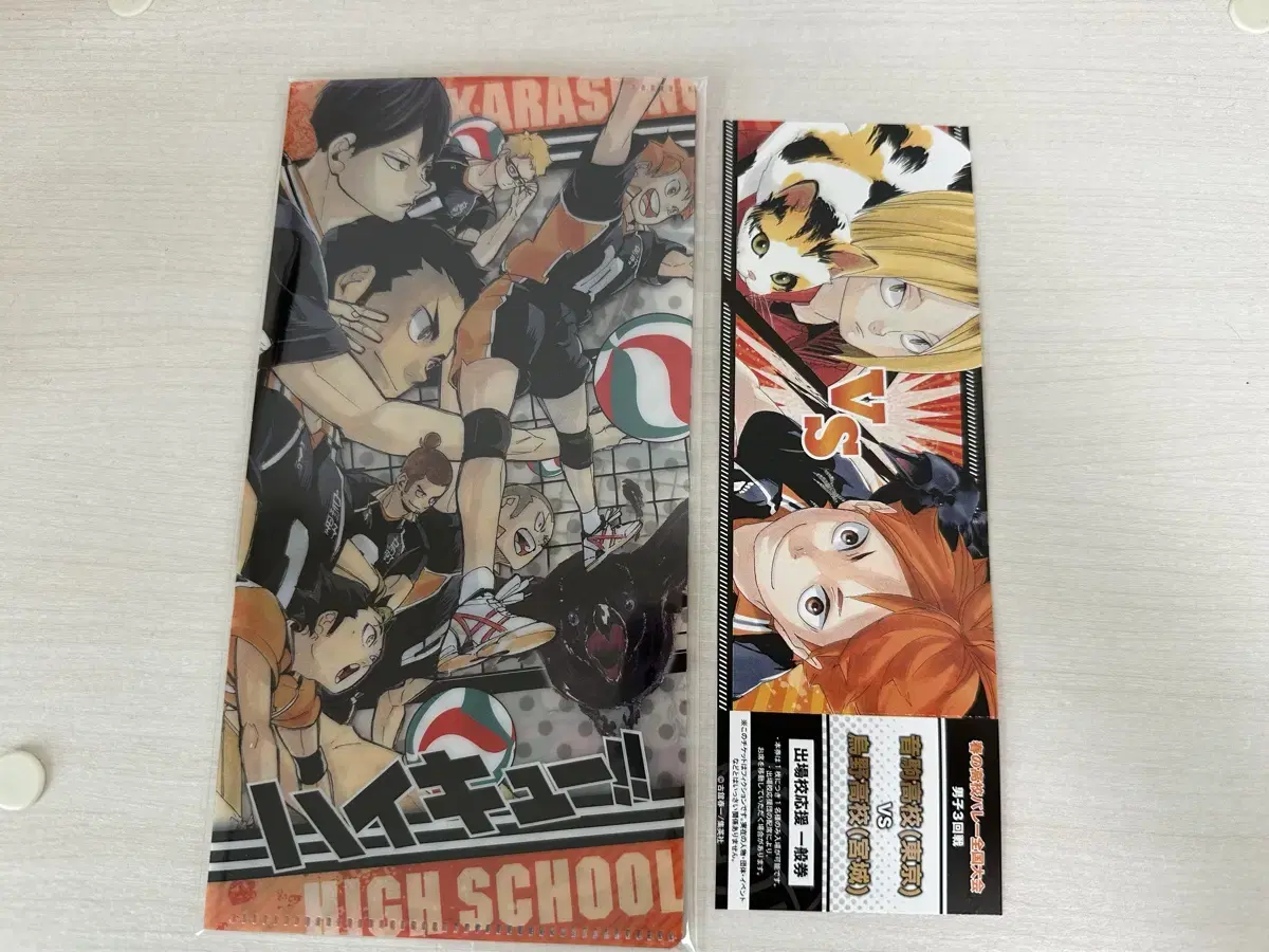 Haikyuu Jump Festa Nekoma Tsusuden Ticket + Ticket Holder