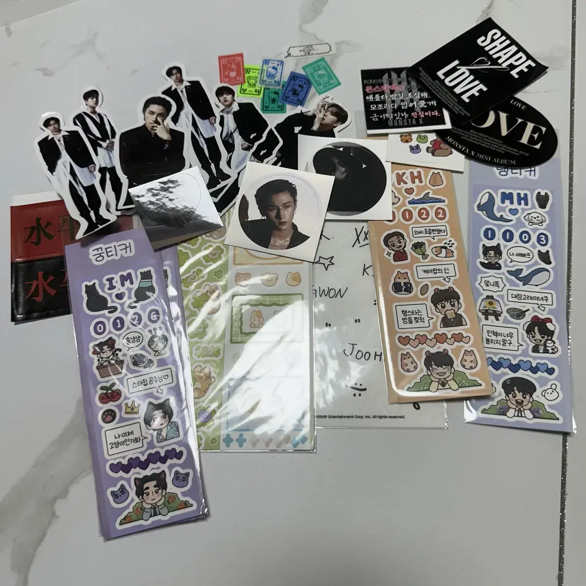 Monsta X sticker bulk sells