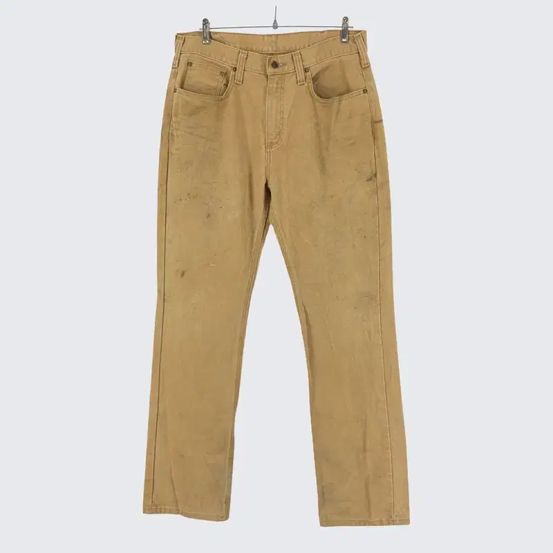 [Calhart's] Cotton Solid Workwear Pants Trouser Wash (Men's 34")