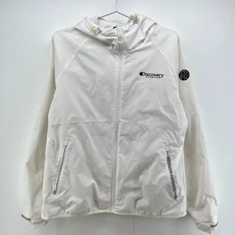 100 Discovery Expedition White Windbreaker Jacket Unisex