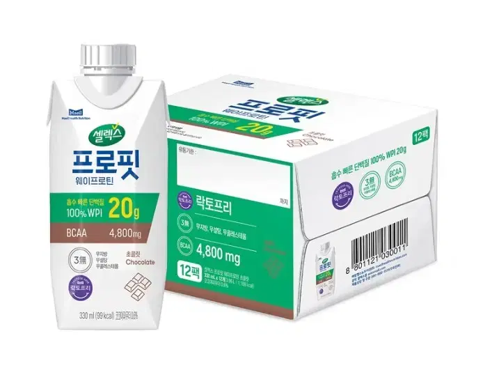 셀렉스 프로핏 웨이프로틴 드링크330ml x 12팩