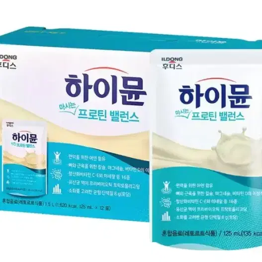 일동후디스 하이뮨 마시는프로틴밸런스 125ml x 12입