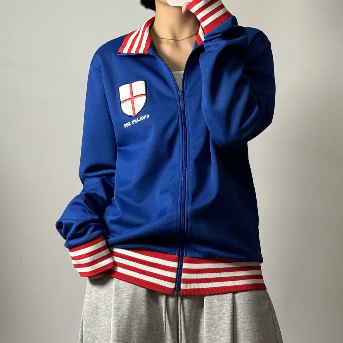 Adidas England Tracktop Jersey bloo M [072904]