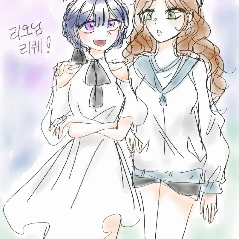 LD SD 그림 풀채 일러스트 커미션