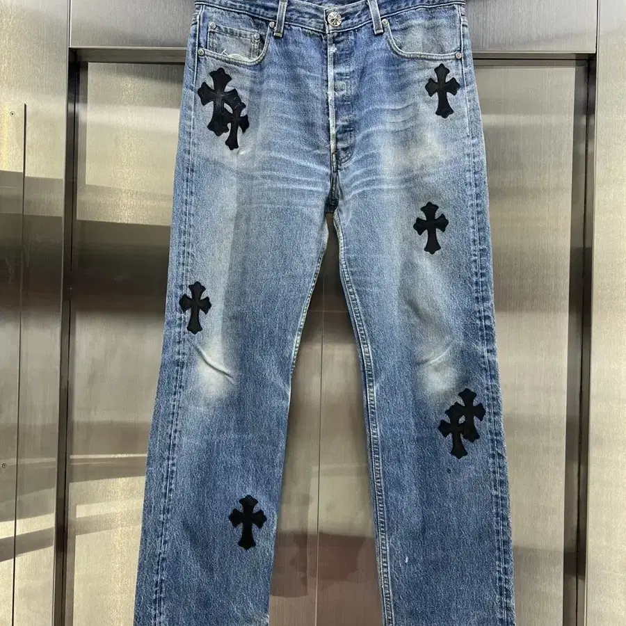 Chrome hearts levis 501 데님 팬츠 34