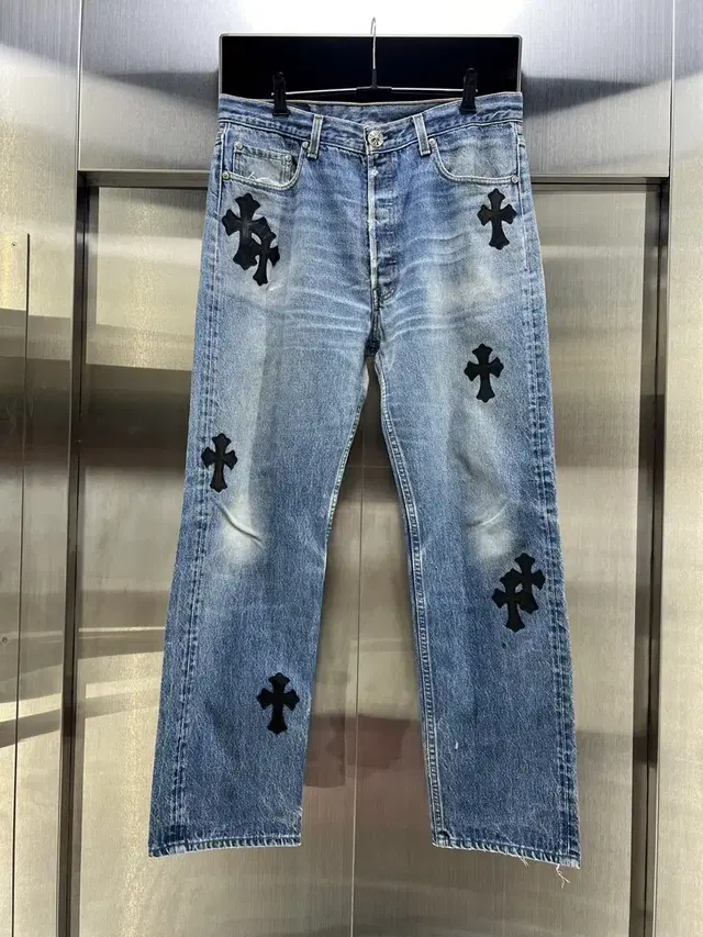 Chrome hearts levis 501 데님 팬츠 34