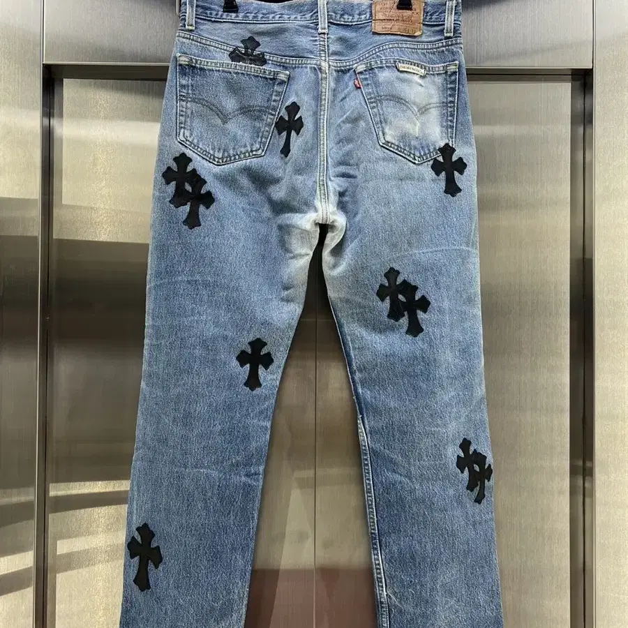 Chrome hearts levis 501 데님 팬츠 34