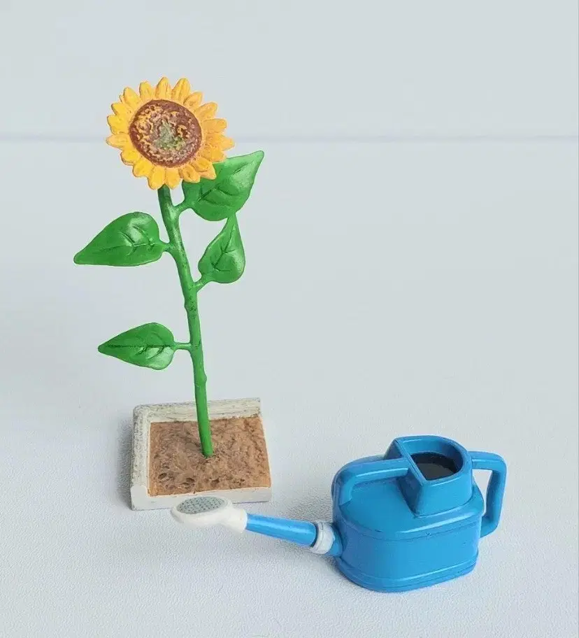 Six Wan Liment Watering Can Sunflower Miniature Doll Props