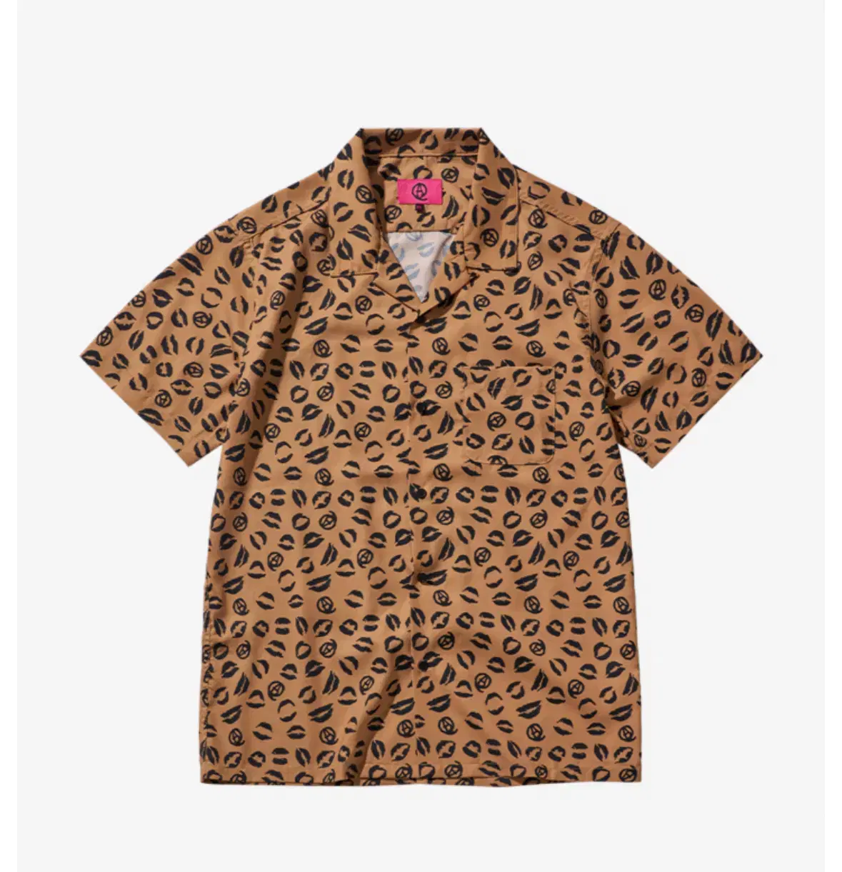 AQ AQ Keys Leopard Rayon Shirt