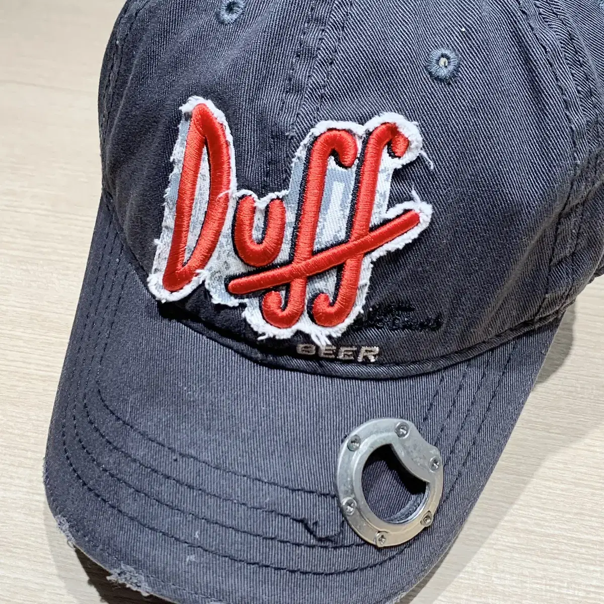 (F) 00s 심슨 Duff Beer 오프너 디스트로이드 볼캡