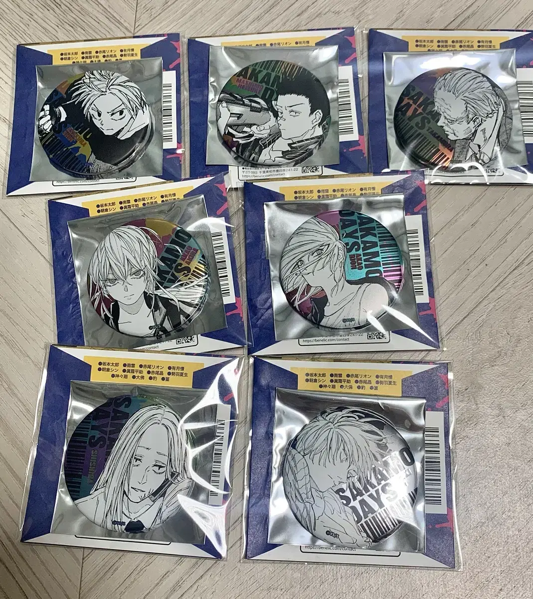 Sakamoto Days Sakaday Decollection Can Badge Set