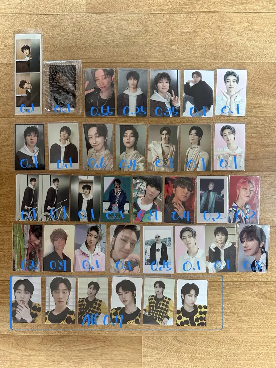 Seventeen the8 photocard pre-order benefit postcard WTS