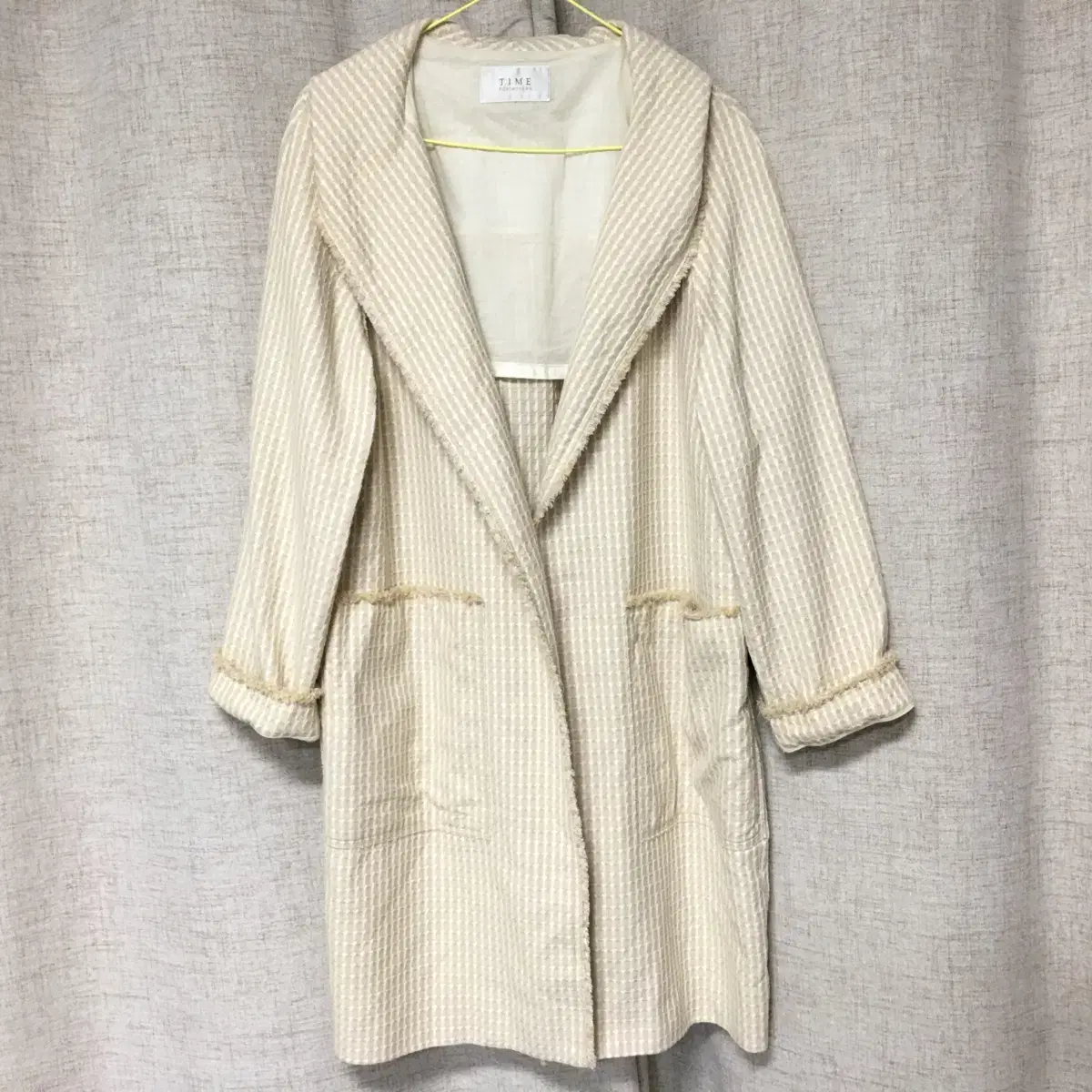 TIME Silk Knit Coat free