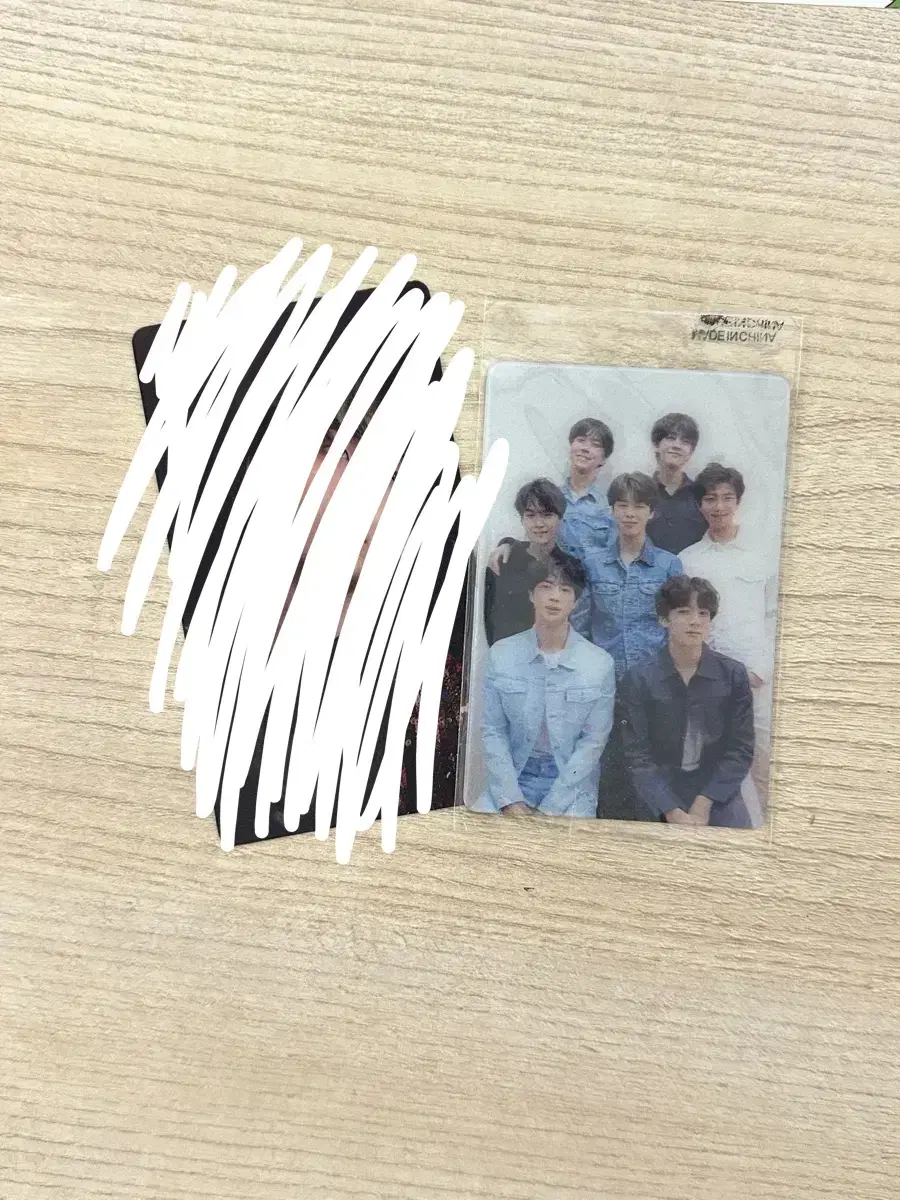 bangtan lenticular hologram photocard russell peckup organization