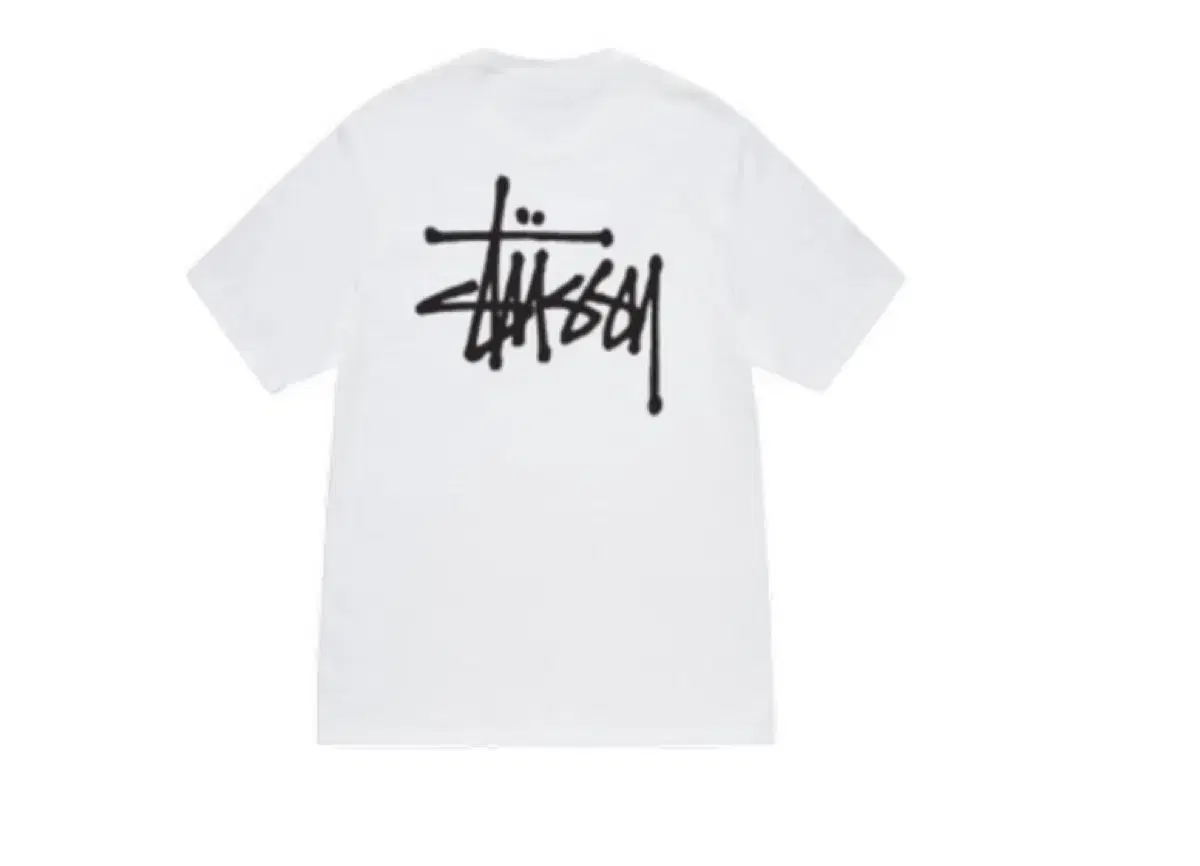 Stussy Basic Stussy Short Sleeve White L