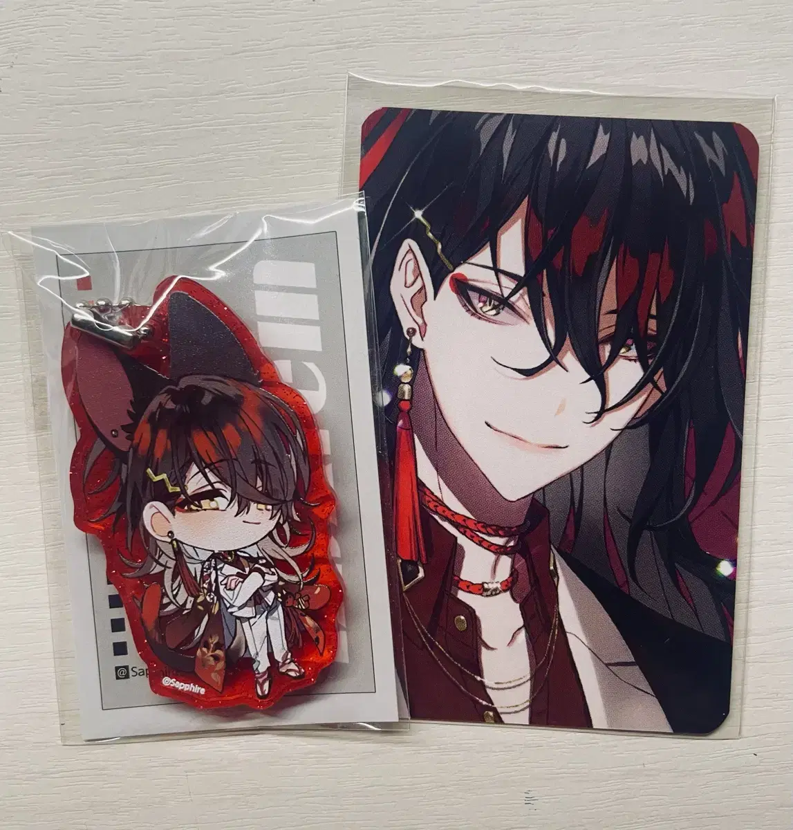 NIJISANJI Ten Vox Akuma unofficial goods Keyring