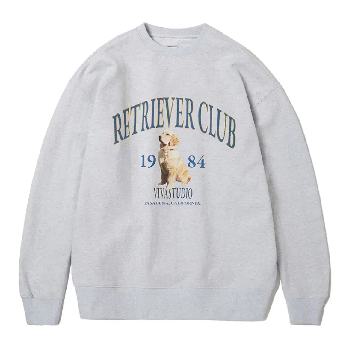 비바스튜디오 RETRIEVER CREWNECK [MELANGE GREY]