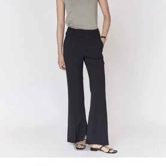 닐바이피 23N summer semi-wide pants  블랙 36