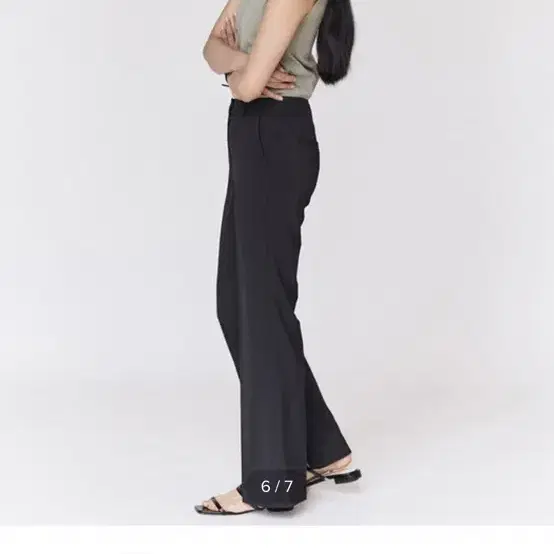 닐바이피 23N summer semi-wide pants  블랙 36