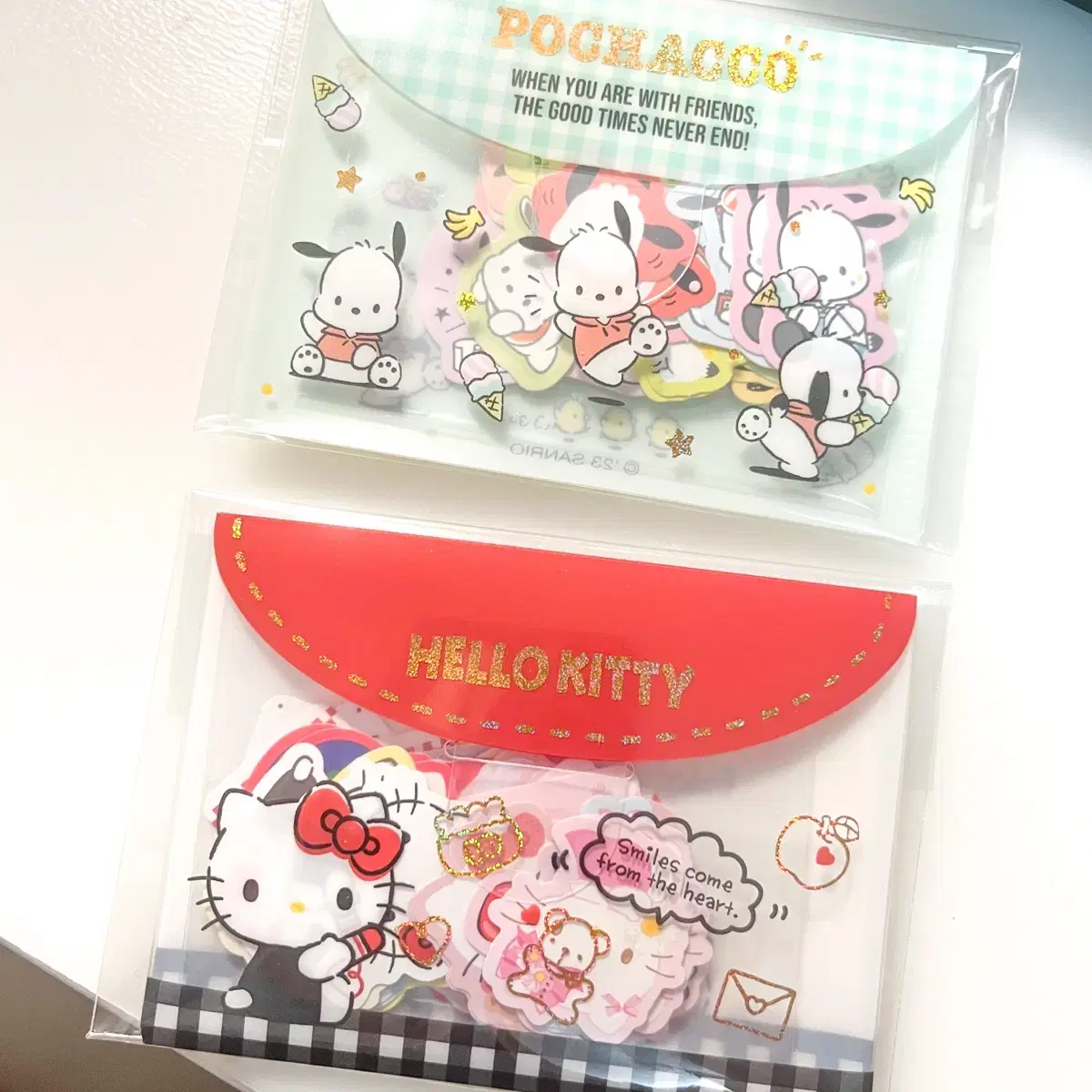 Pochaco Hello Kitty Seal Sticker