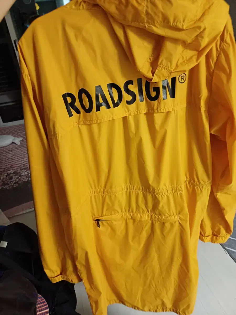 Mushin Roadsign Waterproof Windbreaker Yellow M 100 95