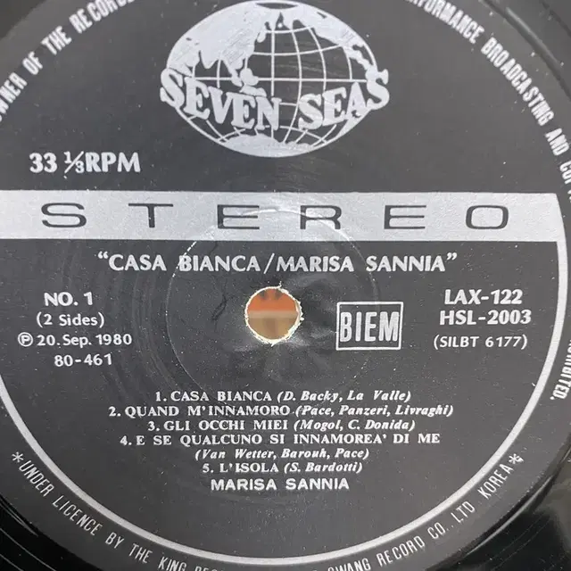 MARISA SANNIA LP / AA3465